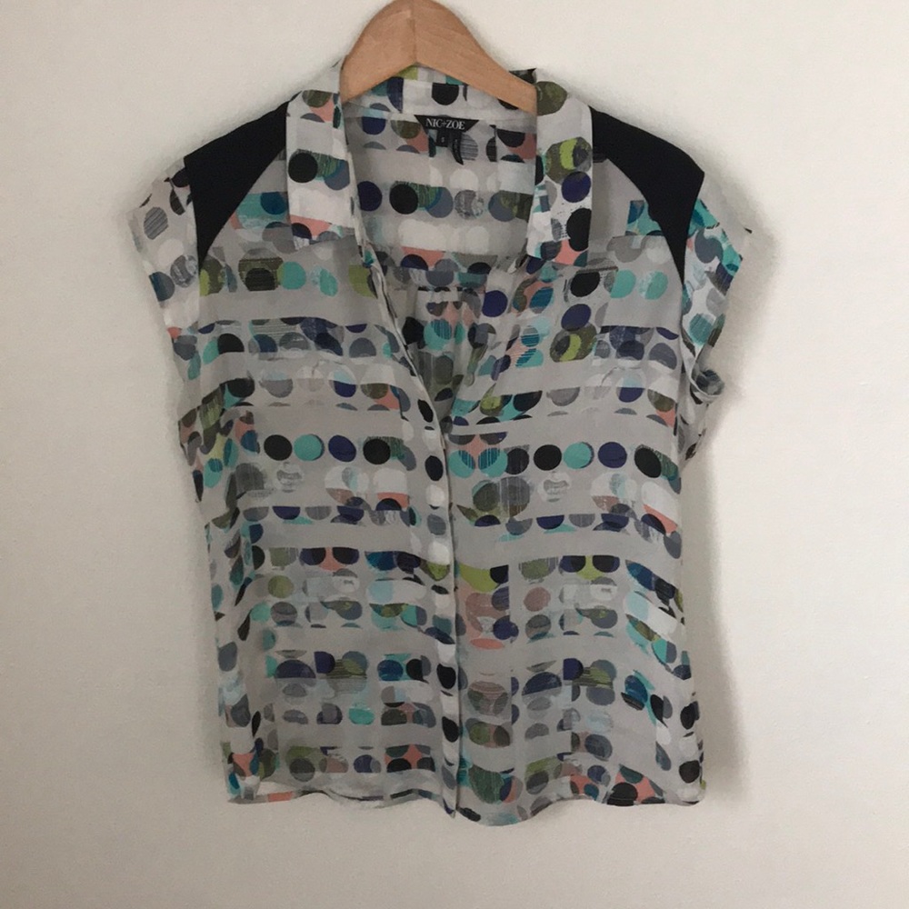 NIC+ZOE silky blouse